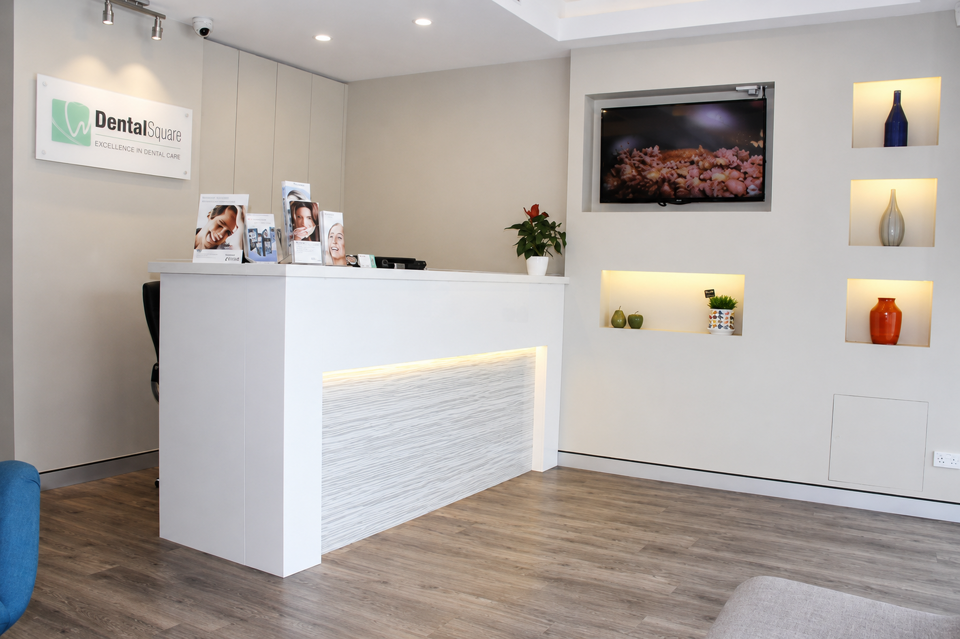 The Dental Square reception in West Ryde